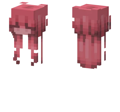 Pink Hair Girl Minecraft skin