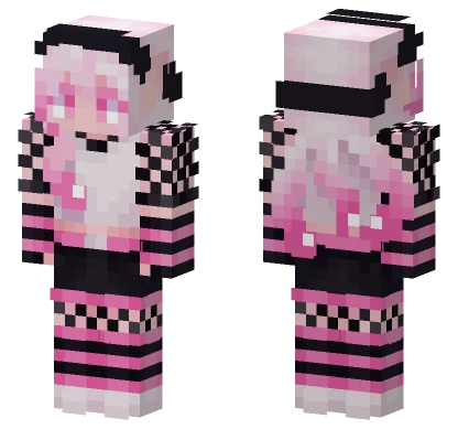 Pink Azalea Outfit Minecraft skin