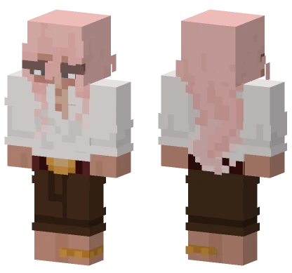 Pink Haired Girl Minecraft skin