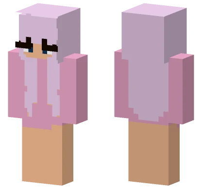 Pink Haired Girl Pajamas Minecraft skin