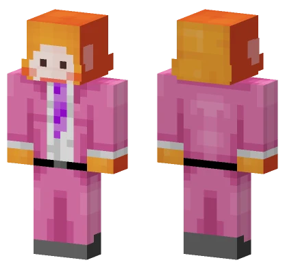 Pink Hoodie Girl Minecraft skin