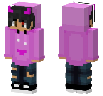 Pink Javo Minecraft skin