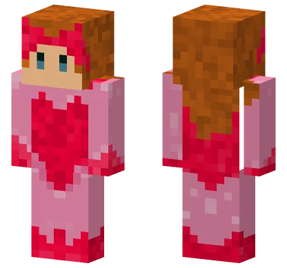 Pink Kirby Minecraft skin