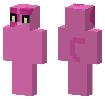 Pink Kitten Minecraft skin
