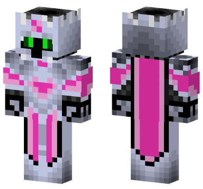 Pink Knight of Nostalgia Minecraft skin
