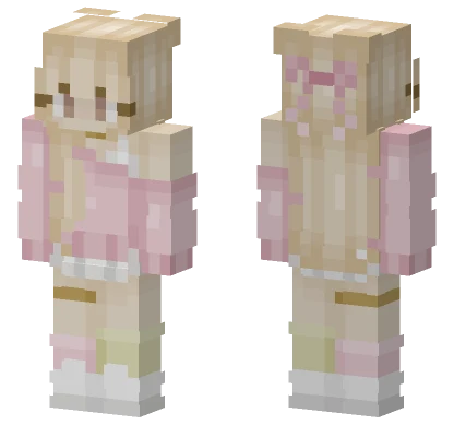 Pink Lemonade Girl Minecraft skin
