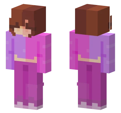 Pink Magical Girl Minecraft skin