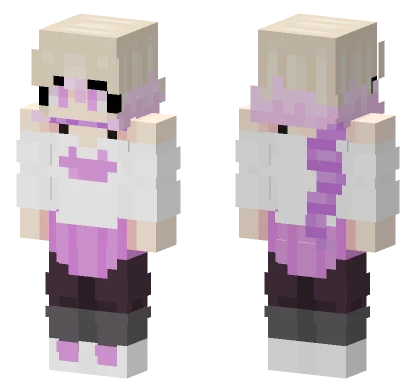 Pink Maid Outfit Minecraft skin