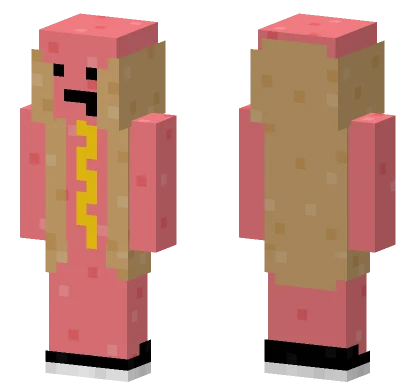 Pink Mushroom Hat Minecraft skin