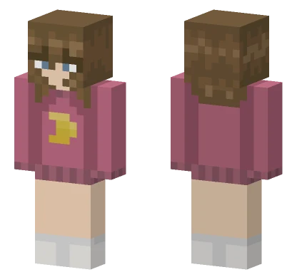 Pink Pajama Girl Minecraft skin