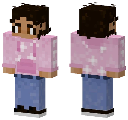 Pink Pajama Girl Minecraft skin