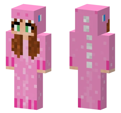Pink Pajama Suit Minecraft skin