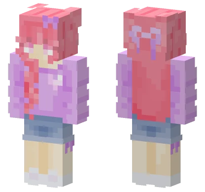 Pink Pastel Outfit Minecraft skin