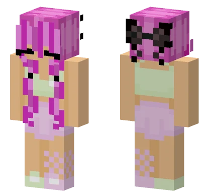 Pink Pastel Outfit Minecraft skin
