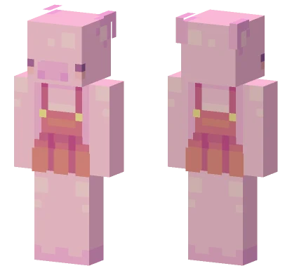 Pink Piggy Minecraft skin