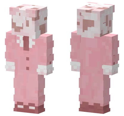 Pink Piggy Skin Minecraft skin