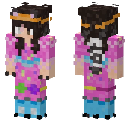 Pink Pop Star Outfit Minecraft skin