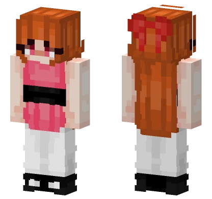 Pink Powerpuff Girls Minecraft skin
