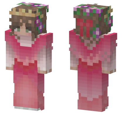 Pink Princess Better Minecraft skin