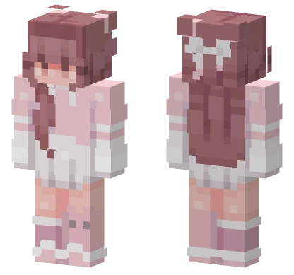 Pink Promises Outfit Minecraft skin