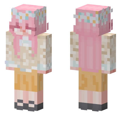 Pink Sprinkled Cake Minecraft skin