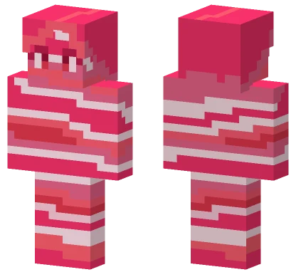 Pink Striped Outfit Minecraft skin