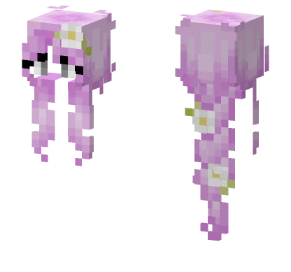 Pink Summer Breeze Hair Base Minecraft skin