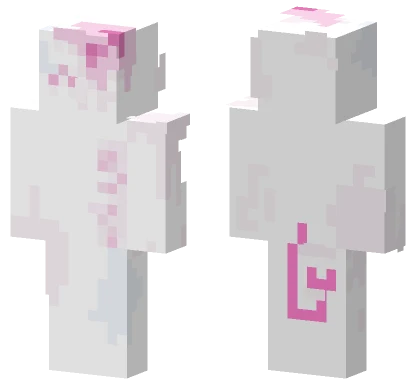 Pink Text Skin Minecraft skin