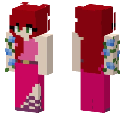 Pink Tr3 Outfit Minecraft skin