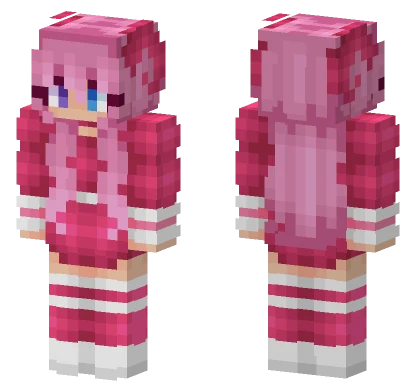 Pink Valentine Cleora Skin Minecraft skin