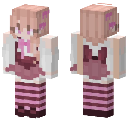 Pink Witchy Girl Minecraft skin