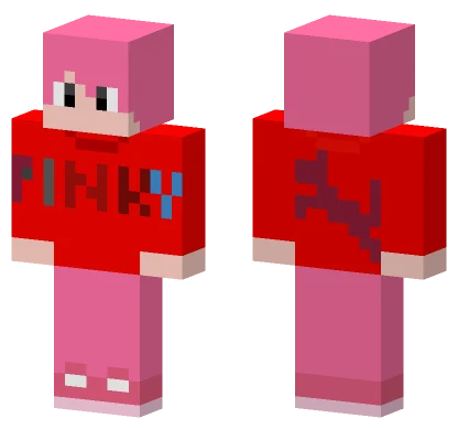 Pinky Jr Humaniazed Minecraft skin