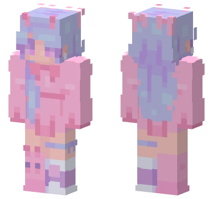 Pinxolotl Girl Minecraft skin
