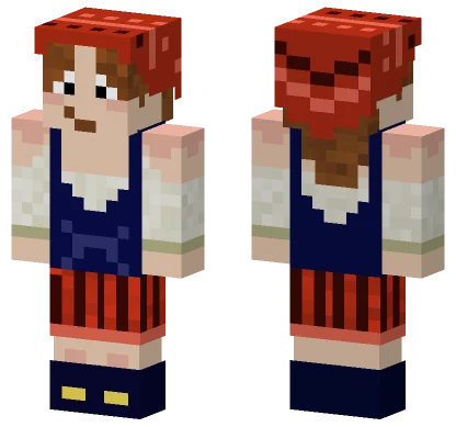 Pirate Girl Outfit Minecraft skin