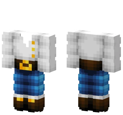 Pirate Medieval White Top Minecraft skin