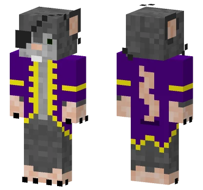 Pirate Rat Minecraft skin