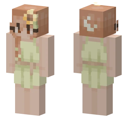 Pistachio Girl Minecraft skin