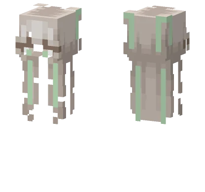 Pistachio Hair Base Minecraft skin