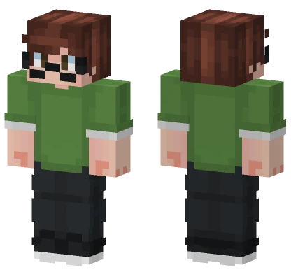 Pixelmaksis Green Jacket Minecraft skin