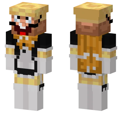 Pizza Tower Maid Minecraft skin