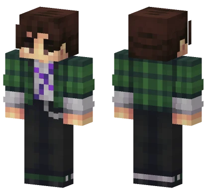 Plaid Jacket Guy Minecraft skin