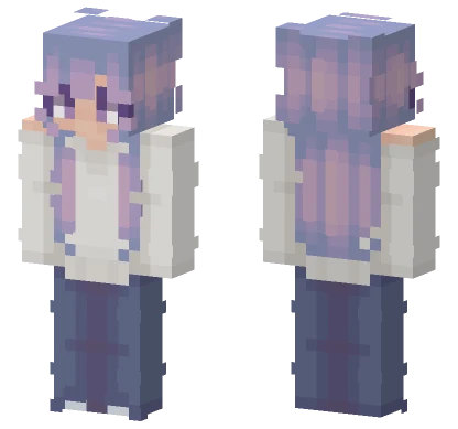 Plain Amethyst Girl Minecraft skin