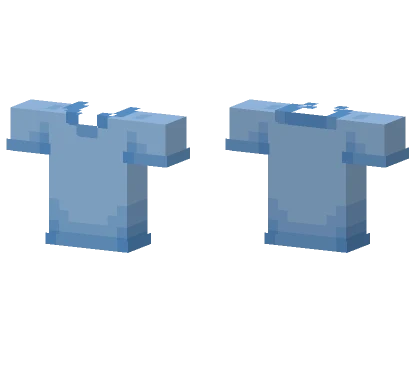 Plain T-Shirt Base Light Blue Minecraft skin