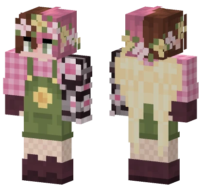 Plant Girl Minecraft skin