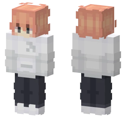 Platinum Girl Minecraft skin
