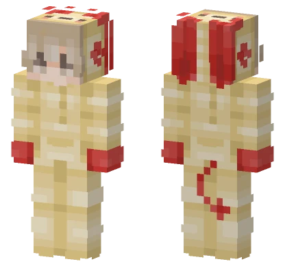 Plusle Minecraft skin