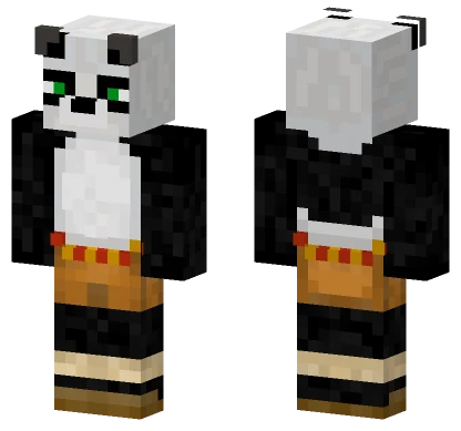 Po The Dragon Warier Minecraft skin