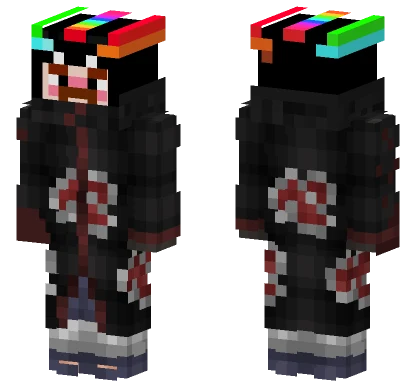 Pochakatsuki Akatsuki Cloak Minecraft skin