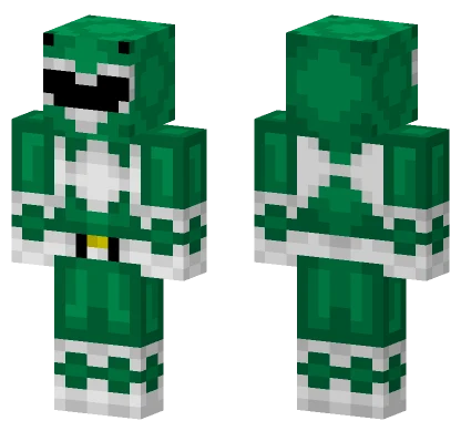 Poder Ranger Green Minecraft skin