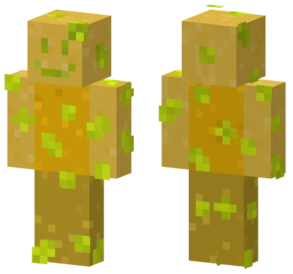 Poisonous Potato Noob Minecraft skin